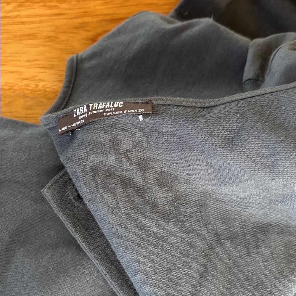 Zara Contrast Poplin Jumpsuit - Picture 6 of 6